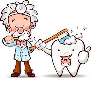 grafika przedstawiająca rysunek dentysty