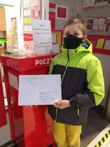 Kacper wysyła list