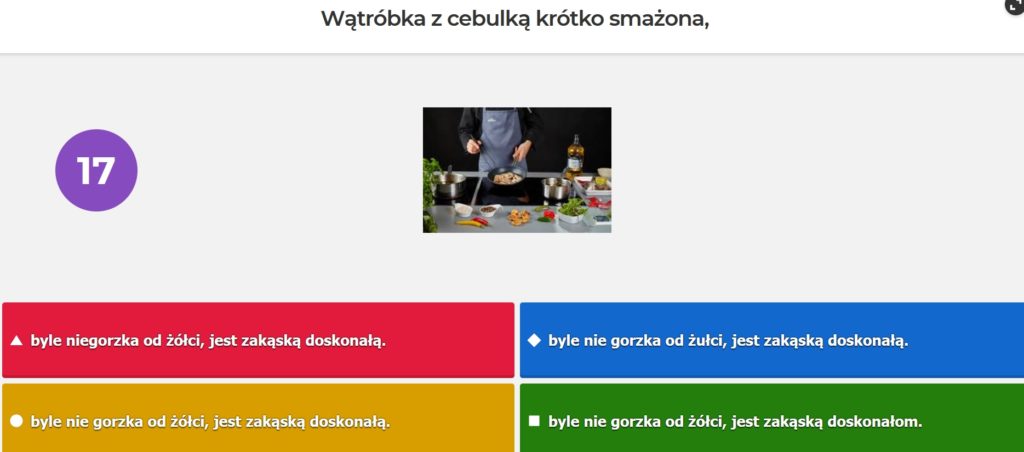 Uczniowie wybierają prawidłową odpowiedź