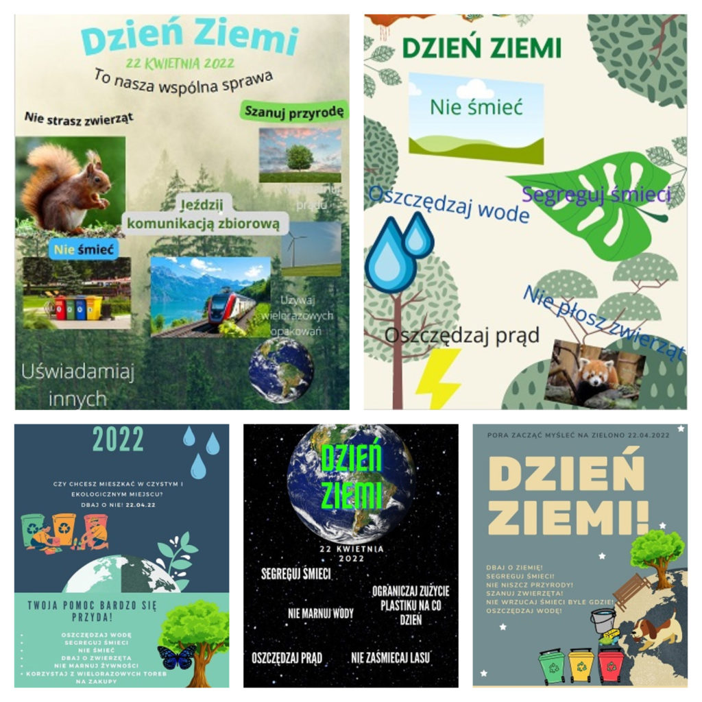 Plakaty Dzień Ziemi cz. 2