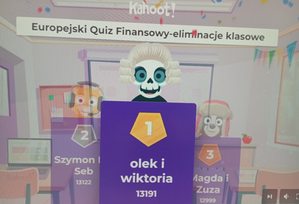 Zwycięzcy klasowych eliminacji w kl. 8b