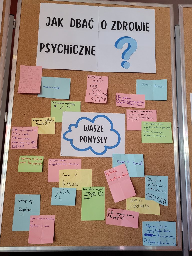 Jak nasi uczniowie dbają o zdrowie psychiczne