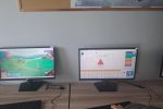 Klasa 6C rozwiązuje problem geometryczny