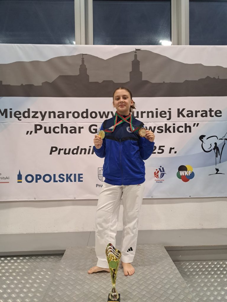 Michalina na podium - podwójna medalistka