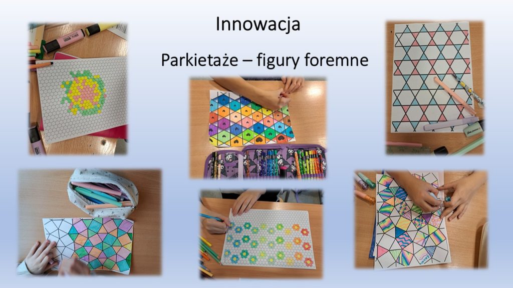 Prace tworzone przez uczniów kl. 5b, 5c, 6b