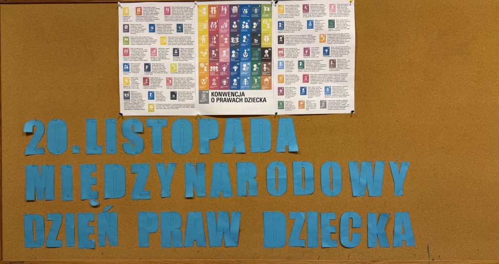 Gazetka o Prawach Dziecka w klasie 4b