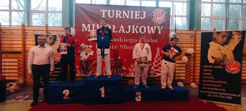 Kacper z 7a na pierwszym miejscu