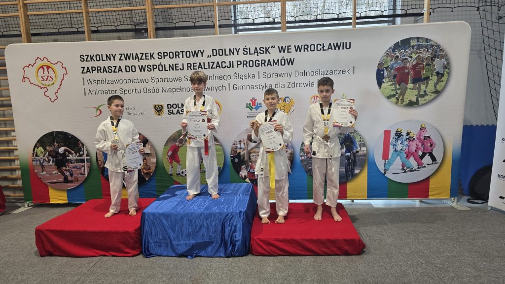 Tomek z 3a na podium