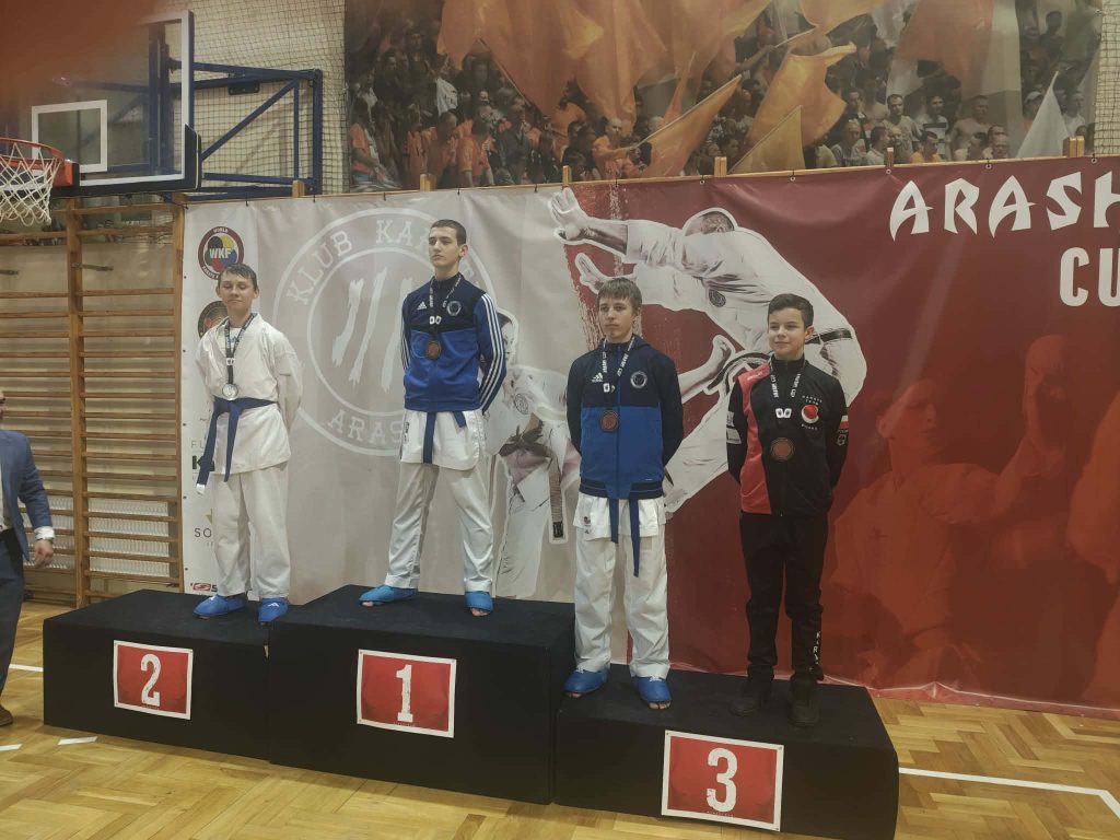 Kacper na podium