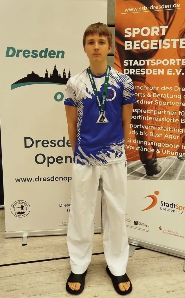 Kacper - srebrny medalista