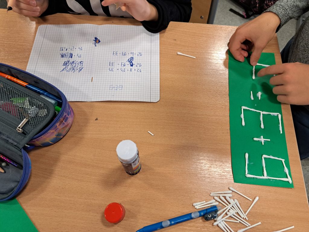 Łamigłówki zapałczane wymyślone przez uczniów- prace uczniów