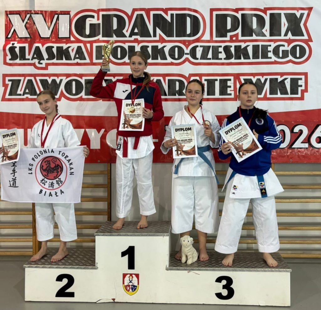 Michalina na podium