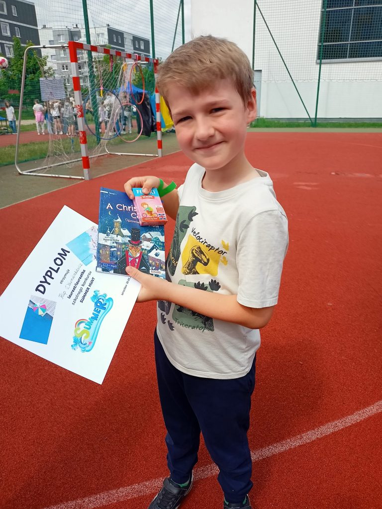 Filip z kl. 1c, jeden z Laureatów