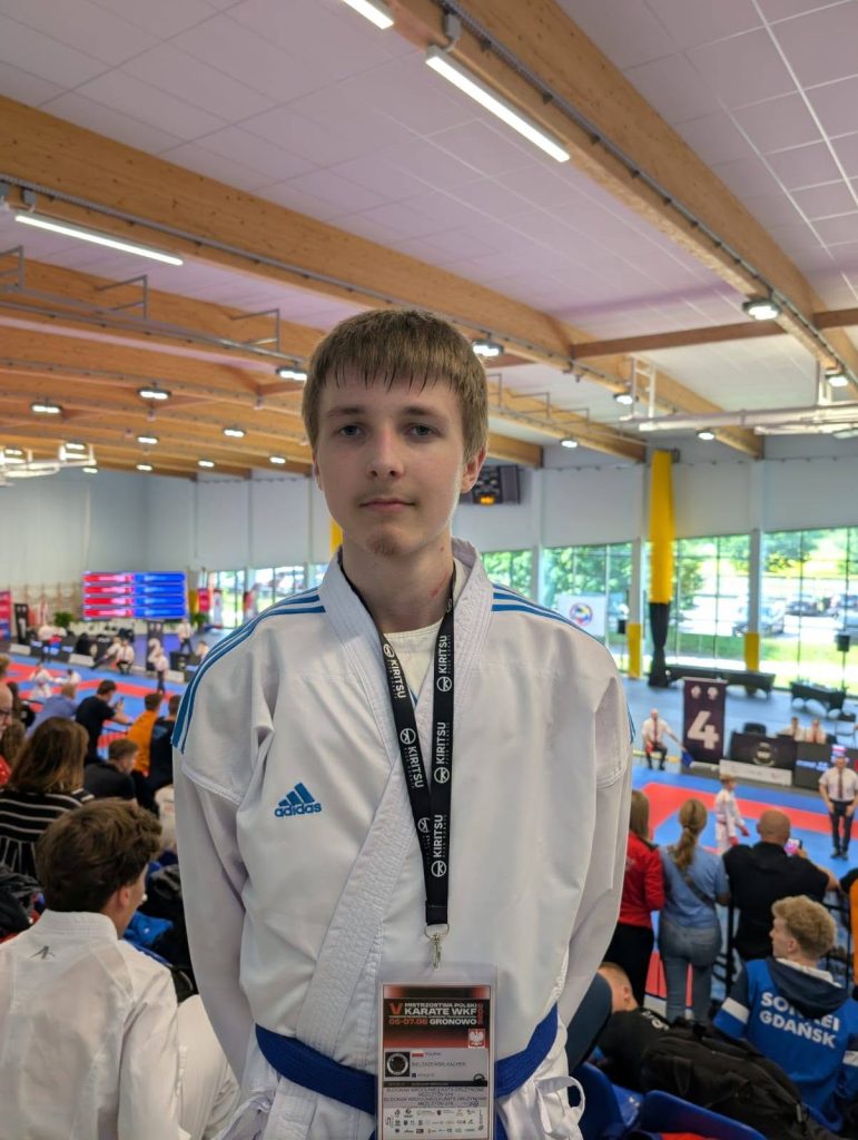 Kacper przed startami 