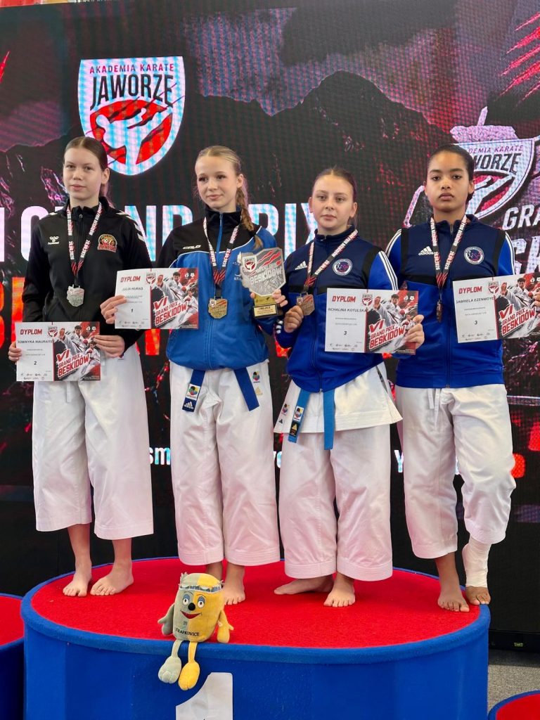 Michalina na podium