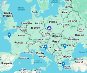 Mapa partnerskich szkół